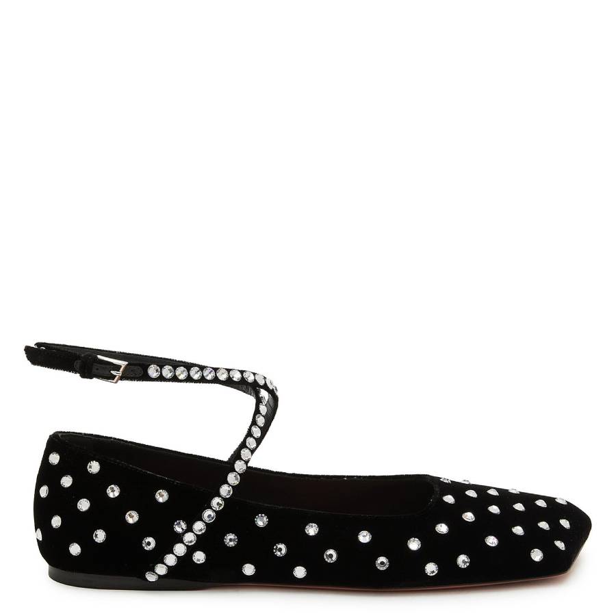 Ane Crystal Embellished Ballerina Flats