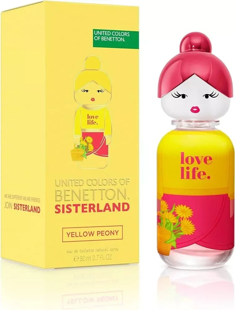 Benetton Sisterland Yellow Peony EDT