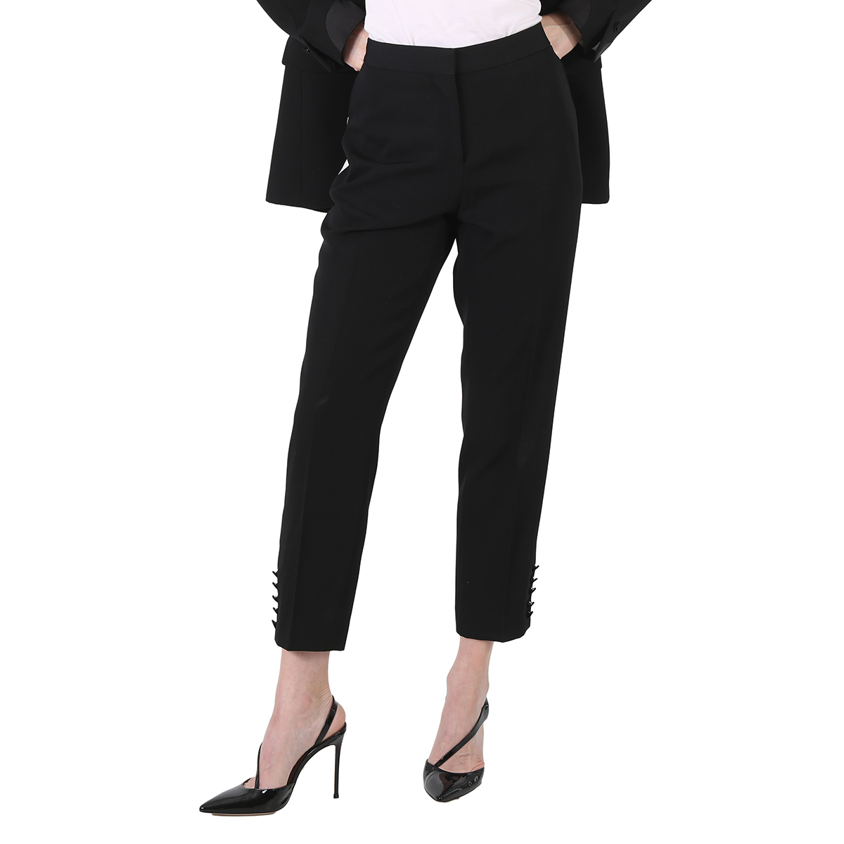 Black Hanover Tux Stripe Pants
