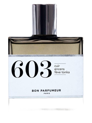 603 cuir, encens, fève tonka