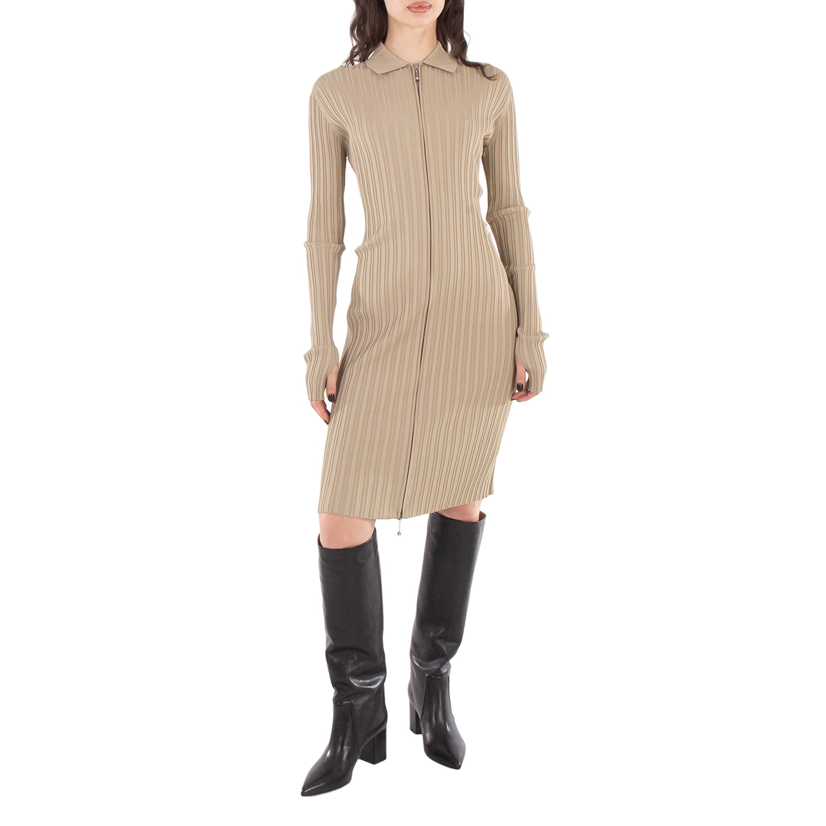 EKD Logo Viscose Blend Dress