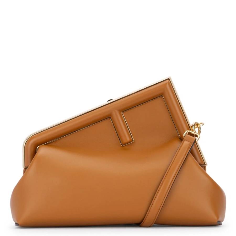 First Midi Nappa Leather Clutch
