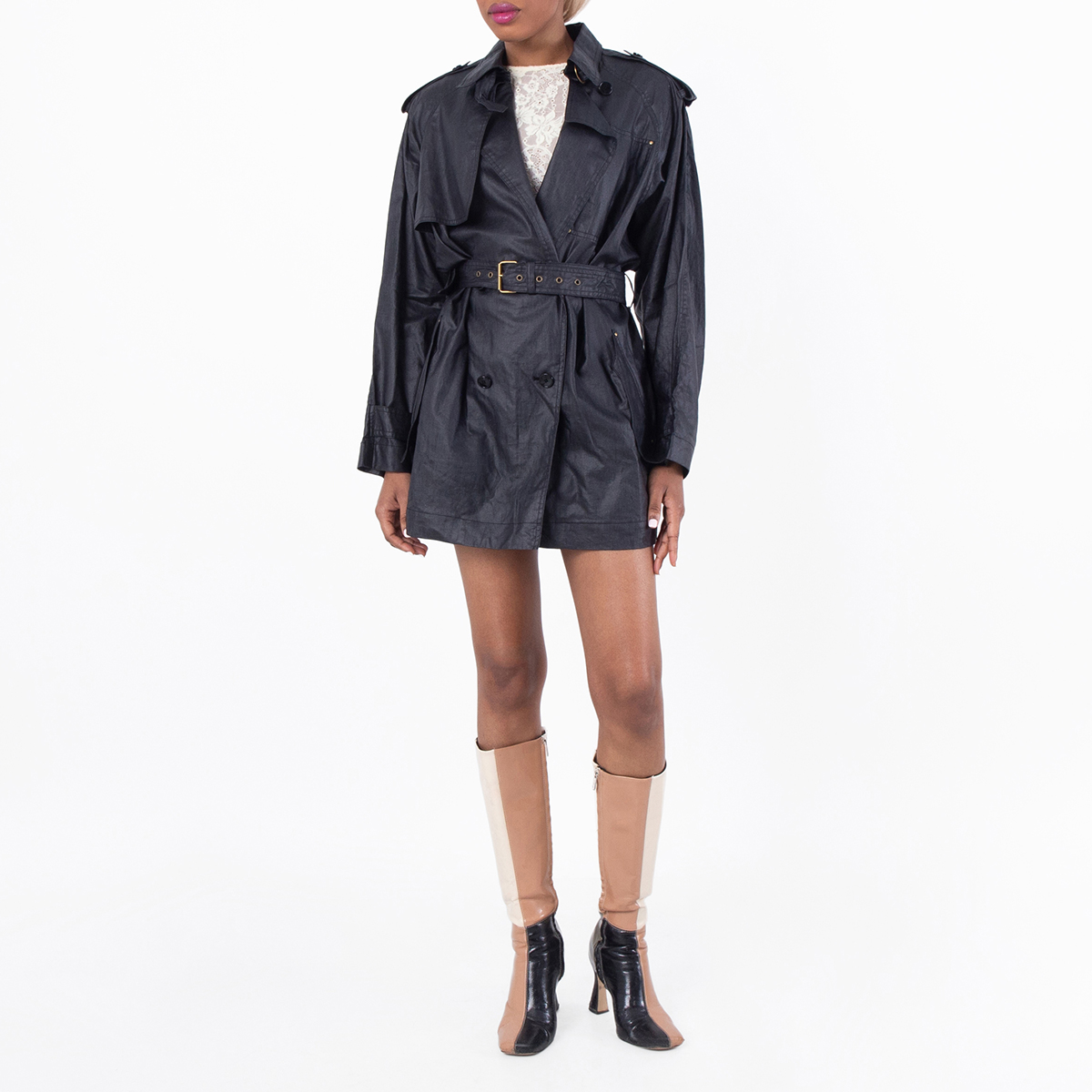 Franny Mid Length Trench Coat