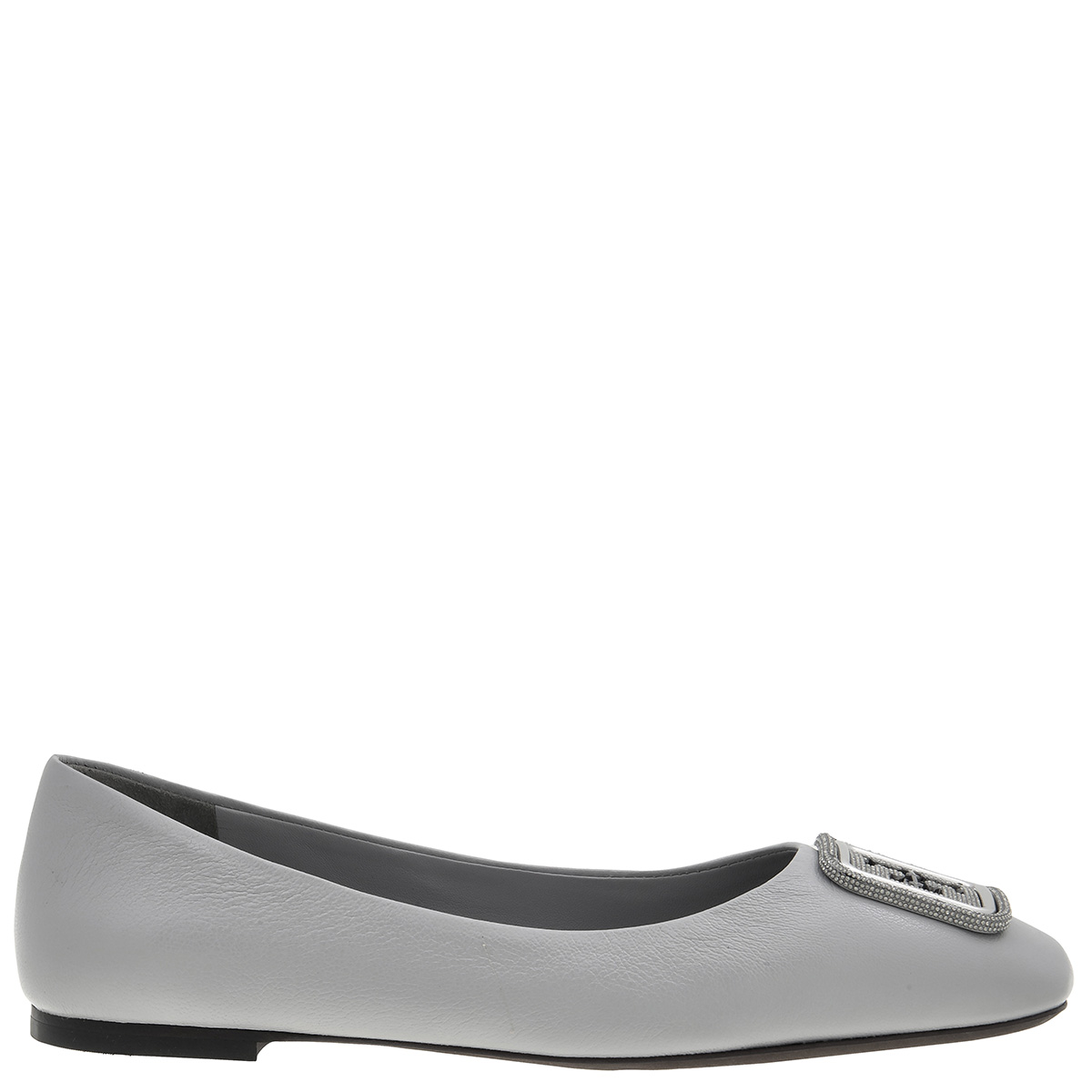 Georgia Pave Leather Ballet Flats