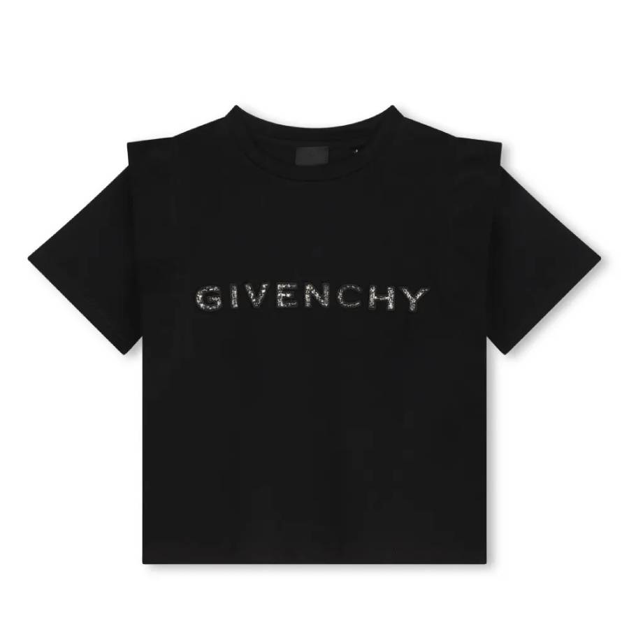 Girls 4G Embellished Cotton Jersey T Shirt
