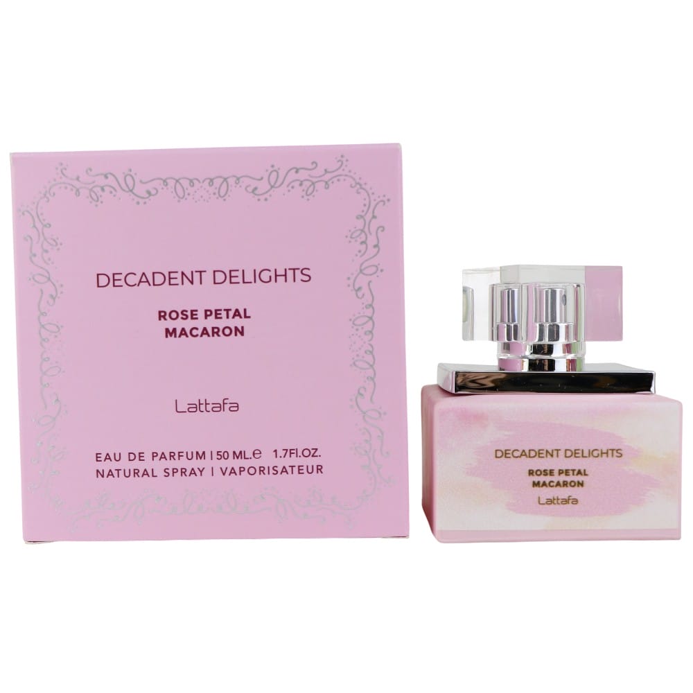 Lattafa Decadent Delights Rose Petal Macaron EDP