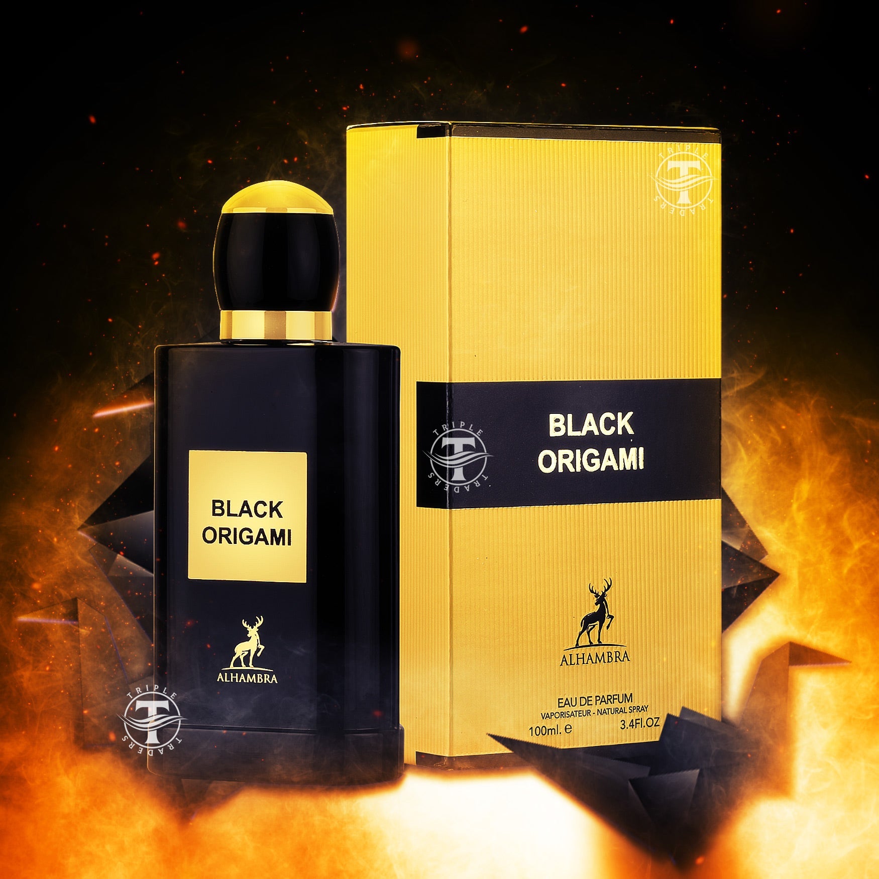 Maison Alhambra Black Origami EDP