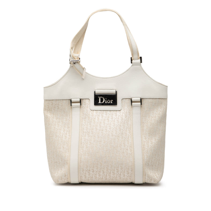 Pre owned Dior Diorissimo Trotter Canvas Street Chic Tote 05 BO 0066
